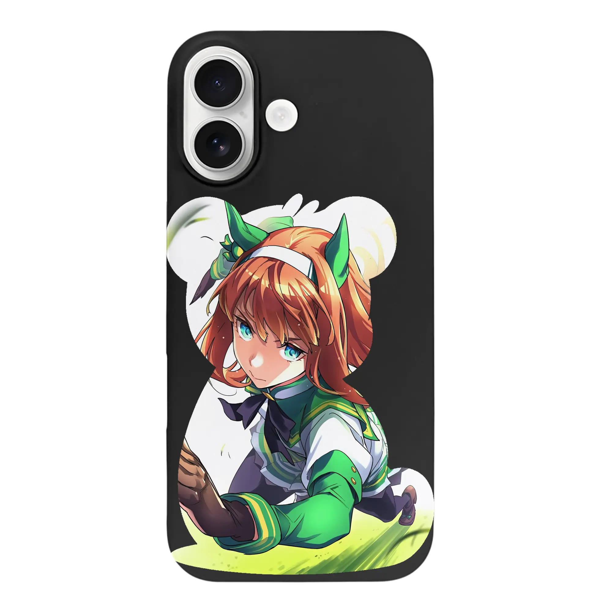 ウマ娘 プリティーダービー グッズ サイレンススズカ - iPhone 17 シリーズ シリコンケース 薄型 耐衝撃 指紋防止 ソフトタッチカバー 精密フィット 傷防止 保護ケース iPhone 17/17 Air/17 Pro/17 Pro Max 対応